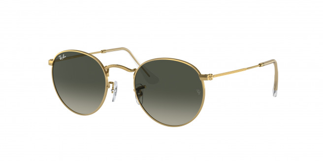 Ray-ban Round Metal RB3447 001/71 Gold (Grey Gradient)