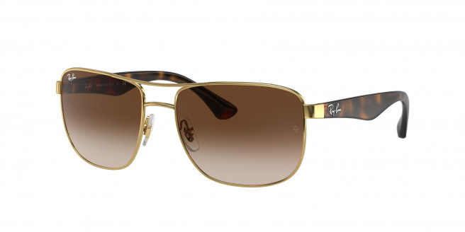 Ray-ban  RB3533 001/13 Arista Gold (Brown Gradient Dark Brown)