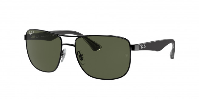 Ray-ban  RB3533 002/9A Black Polarized (Green)