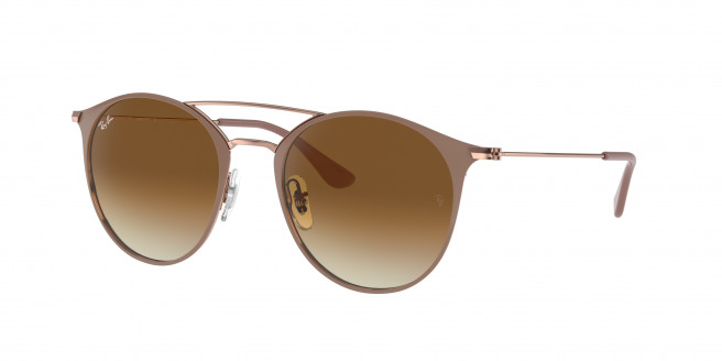 Ray-ban  RB3546 907151 Beige On Copper (Light Brown Gradient)