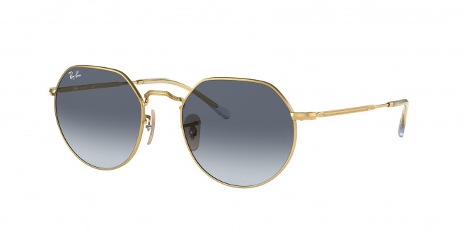 Ray-ban Jack RB3565 001/86 Arista Gold (Blue/Grey)