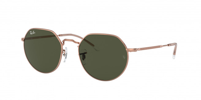 Ray-ban Jack RB3565 920231 Rose Gold (Green)