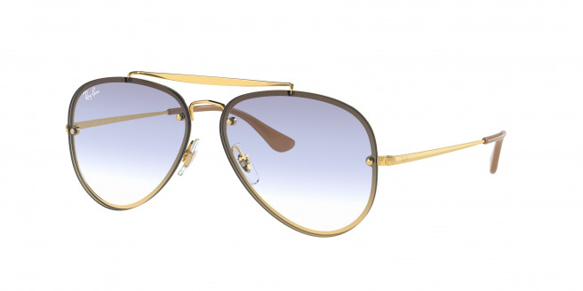 Ray-ban Blaze Aviator RB3584N 001/19 Arista Gold (Clear Gradient Light Blue)
