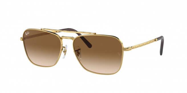 Ray-ban New Caravan RB3636 001/51 Gold (Clear/Brown)