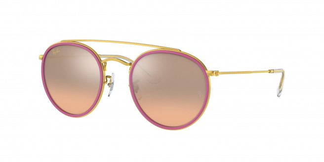 Ray-ban  RB3647N 92373E Gold (Pink Mirror Gradient Grey)