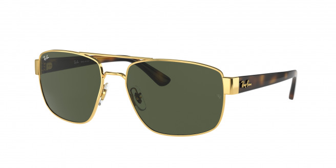 Ray-ban  RB3663 001/31 Arista Gold (G-15 Green)