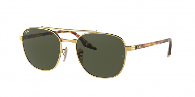 Ray-ban  RB3688 001/31 Arista Gold (Green)