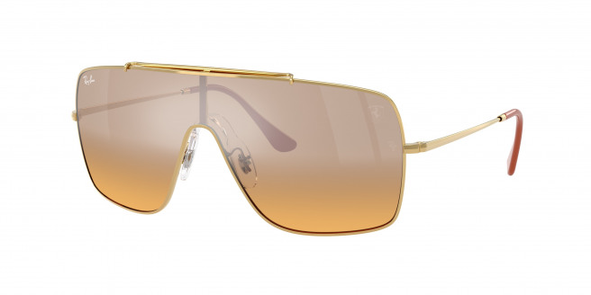 Ray-ban Ferrari  RB3697M F105Y1 Arista Gold (Orange Mirror Gradient Silver)