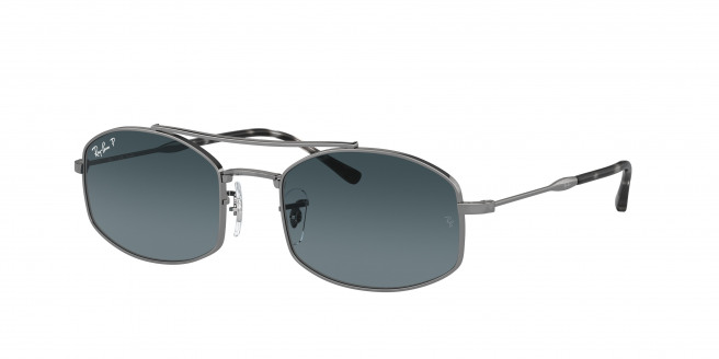 Ray-ban  RB3719 004/S3 Gunmetal Polarized (Blue)