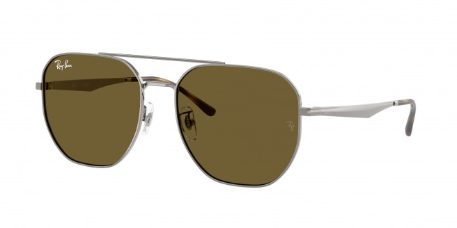 Ray-ban  RB3724D 004/73 Gunmetal (Dark Brown)