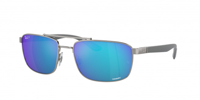 Ray-ban  RB3737CH 004/A1 Gunmetal Polarized (Green & Blue)