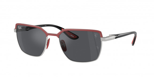 Ray-ban Ferrari  RB3743M F10087 Red On Gunmetal (Dark Grey)
