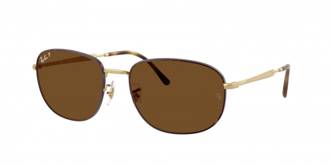 Ray-ban  RB3754 927557 Matt Havana On Matt Arista Gold Polarized (Polar Brown)