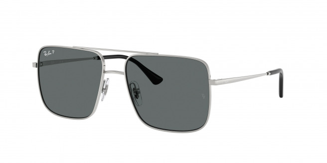 Ray-ban Ari RB3758 003/81 Silver Polarized (Dark Grey Polar)
