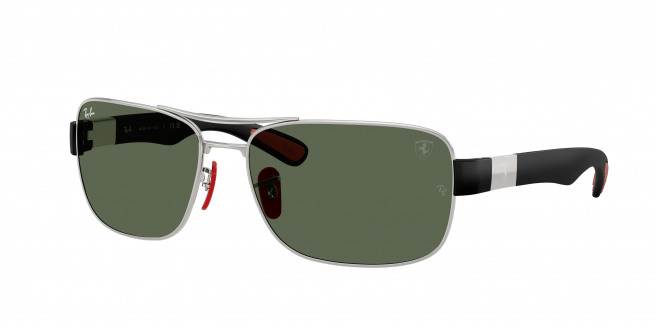 Ray-ban Ferrari  RB3763M F03171 Silver (Dark Green)