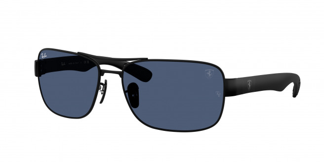 Ray-ban Ferrari  RB3763M F11980 Matte Black (Dark Blue)