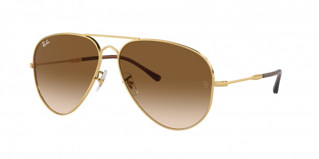 Ray-ban Old Aviator RB3825 001/51 Arista Gold (Clear & Brown)