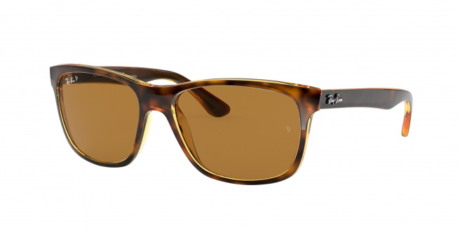 Ray-ban Rb4181 RB4181 710/83 Light Havana Polarized (Brown)