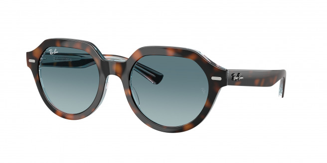 Ray-ban Gina RB4399 14133M Dark Havana On Multicolour (Blue Gradient Grey)