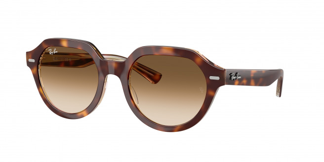 Ray-ban Gina RB4399 141451 Light Havana On Multicolour (Clear Gradient Brown)