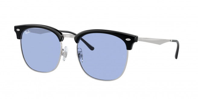Ray-ban  RB4418D 667080 Black On Silver (Blue)