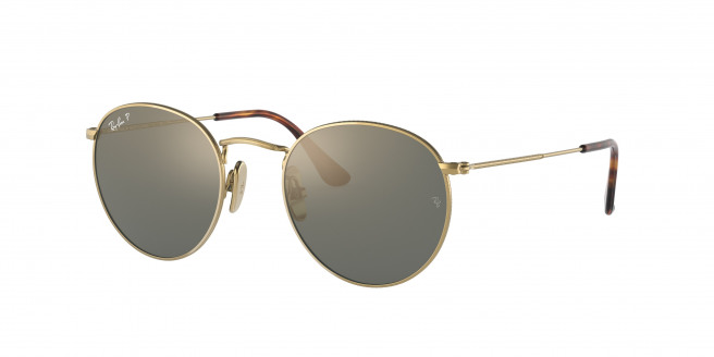 Ray-ban Round RB8247 9217T0 Gold Polarized (Blue/Gold)