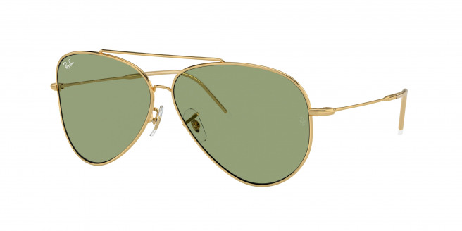 Ray-ban Aviator Reverse RBR0101S 001/82 Arista Gold (Green)