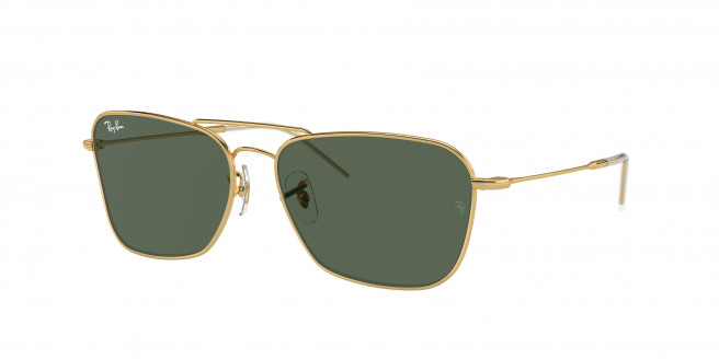 Ray-ban Caravan Reverse RBR0102S 001/VR Arista Gold (G-15 Green)