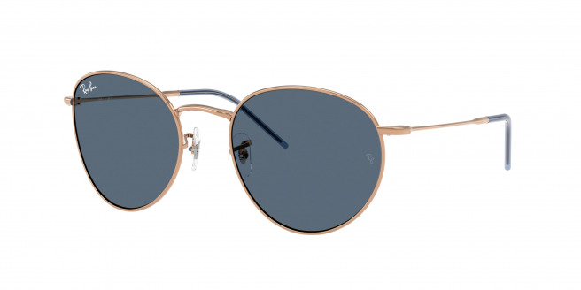 Ray-ban Round Reverse RBR0103S 92023A Rosegold (Dark Blue)