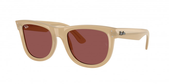 Ray-ban Wayfarer Reverse RBR0502S 678069 Opal Beige & Honey (Dark Violet)