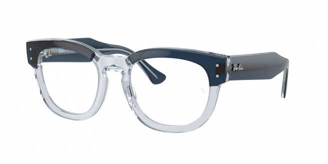 Ray-ban Mega Hawkeye RX0298V 8324 Blue On Transparent Blue