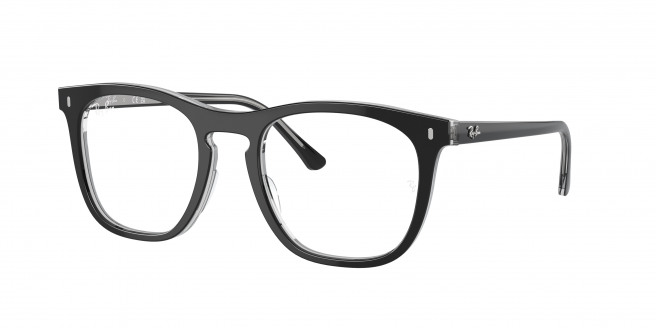 Ray-ban  RX2210V 8367 Dark Grey On Transparent Light Grey