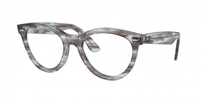 Ray-ban Wayfarer Way RX2241V 8361 Striped Transparent Blue
