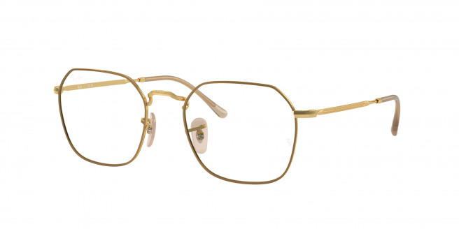 Ray-ban Jim RX3694V 3167 Beige On Gold