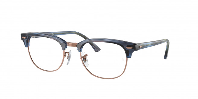 Ray-ban Clubmaster RX5154 8374 Striped Blue