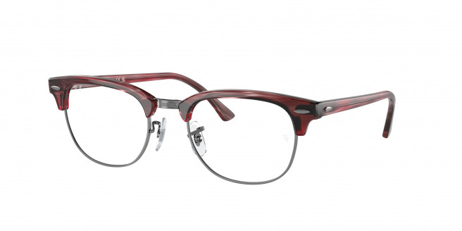 Ray-ban Clubmaster RX5154 8376 Striped Red