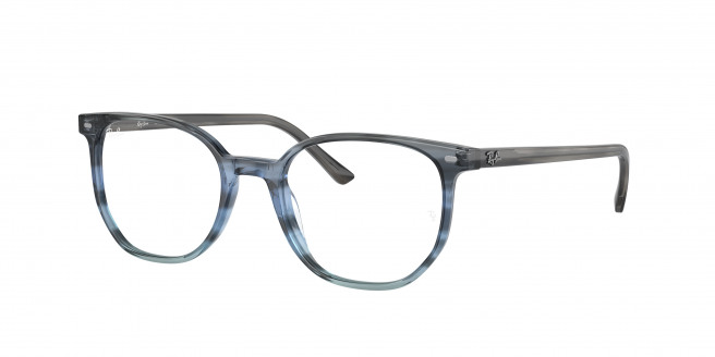 Ray-ban Elliot RX5397 8254 Striped Grey & Blue