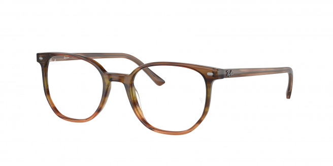 Ray-ban Elliot RX5397 8255 Striped Brown & Green