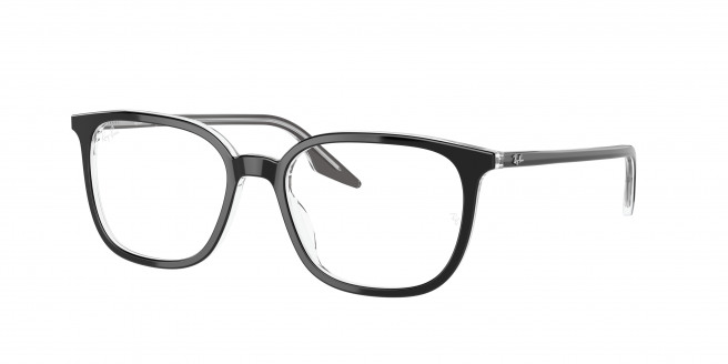 Ray-ban  RX5406 2034 Black On Transparent