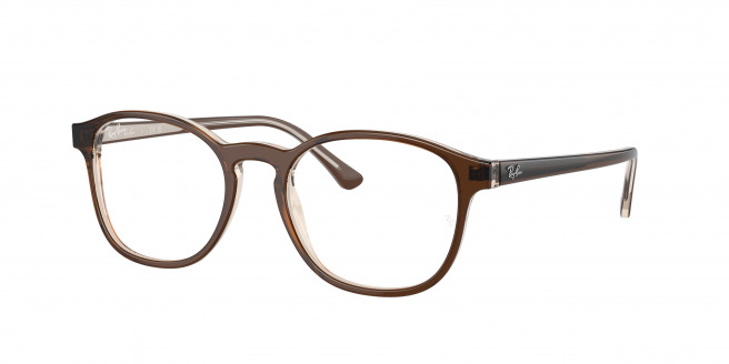 Ray-ban  RX5417 8365 Brown On Transparent Light Brown