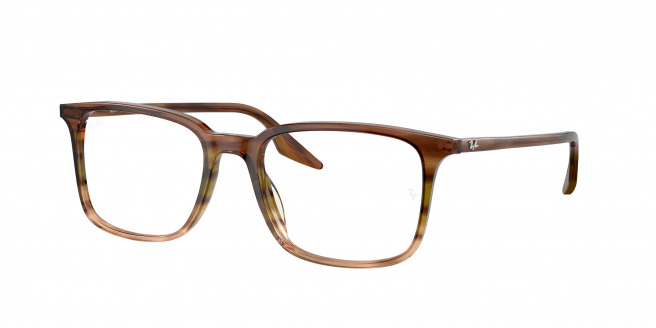 Ray-ban  RX5421 8255 Striped Brown & Green