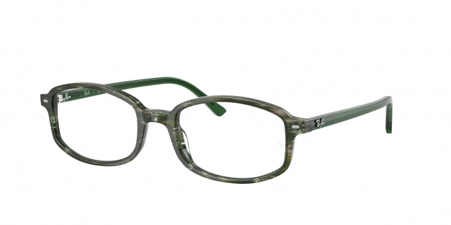 Ray-ban Sam RX5432 8398 Transparent Shade Fantasy Green