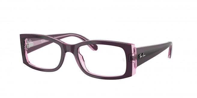 Ray-ban Miriam RX5434 8364 Violet On Transparent Pink