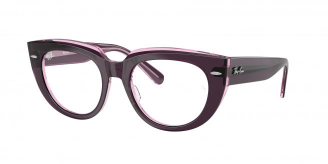 Ray-ban Doreen RX5586 8364 Violet On Transparent Pink