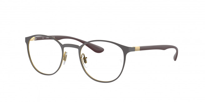 Ray-ban  RX6355 3158 Dark Grey On Gold