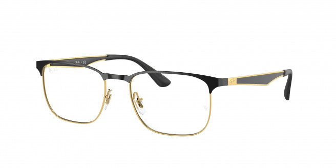 Ray-ban  RX6363 2890 Black On Gold