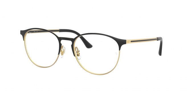 Ray-ban  RX6375 3051 Black On Gold