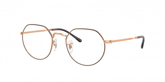 Ray-ban Jack RX6465 3176 Havana On Rose Gold
