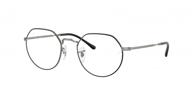 Ray-ban Jack RX6465 3179 Black On Gunmetal