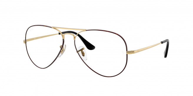 Ray-ban Aviator RX6489 3175 Black On Arista